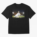 Cristiano Ronaldo Celebration Scene Oversized T-Shirt Celebrate the Next Chapter of Global Football Passion for FIFA World Cup 2026 Group Stage, Driven by Messi, Neymar and Mbappe, Netherlands, Game Day Rituals, Football Legends, Country Pride and