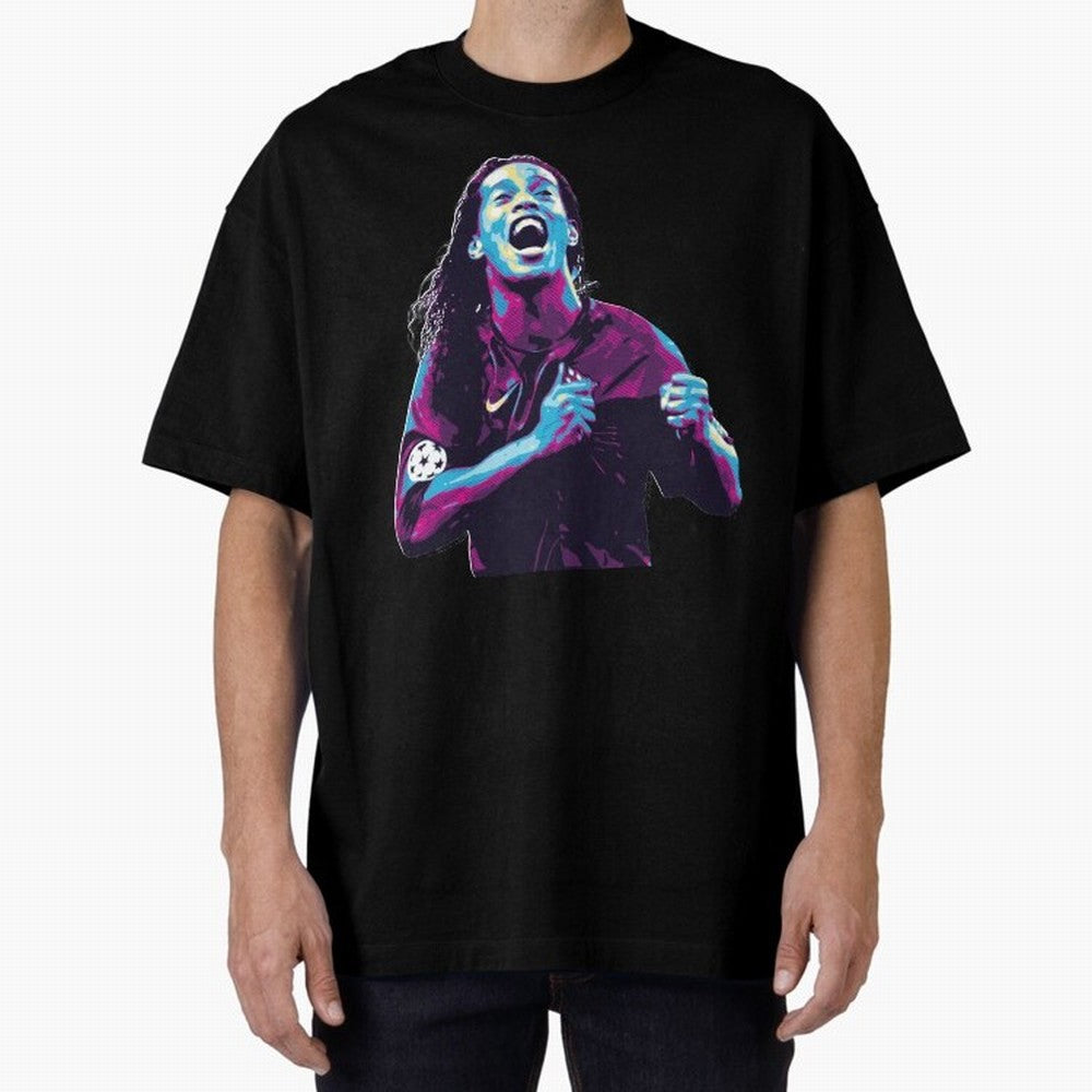 ronaldinho Oversized T-Shirt Make Every Match About the FIFA World Cup 2026 Group Stage Journey through Messi, Neymar and Mbappe Highlights, Argentina and Brazil Pride, Supporter Pride, Iconic Celebrations, Legendary Names and Global Match Day