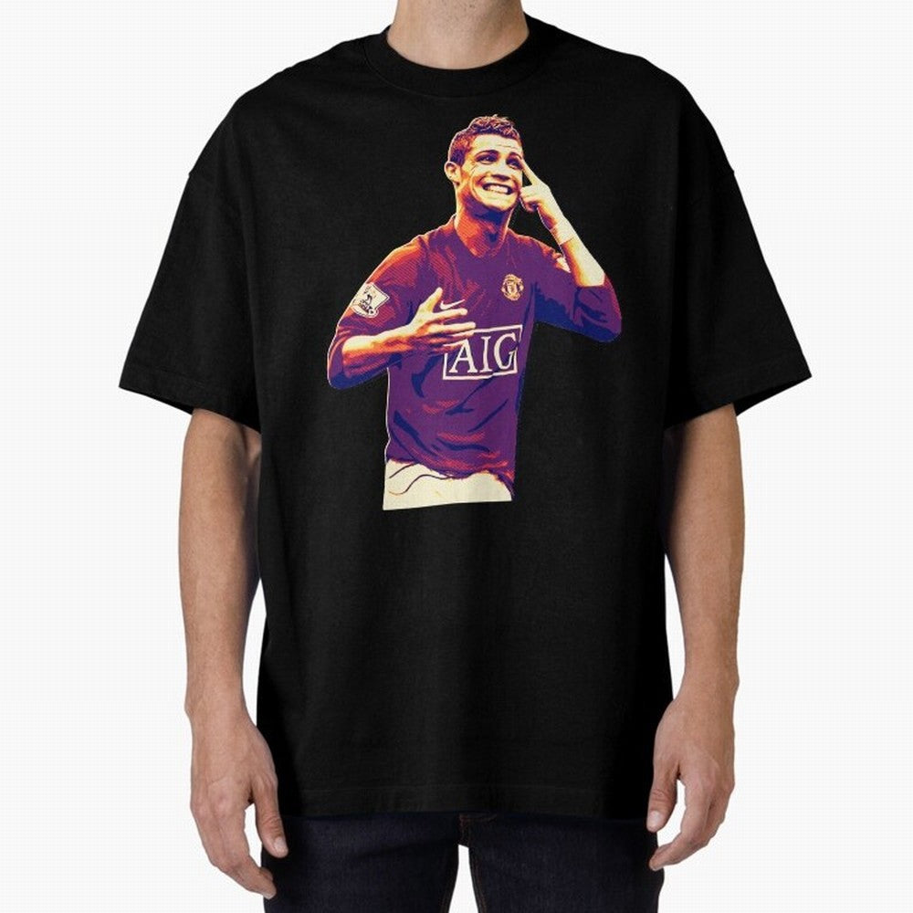 ronaldo Manchester United jarsey Oversized T-Shirt Follow the Final Road of FIFA World Cup 2026 Spirit, Built around Argentina, France and Brazil, Mbappe, Stadium Memories, Football Loyalty, International Chants and Championship Tradition; Ideal