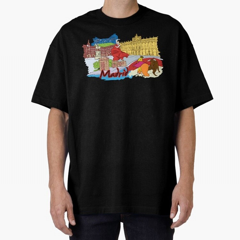 Madrid Oversized T-Shirt Carry National Pride through the FIFA World Cup 2026 Journey through Cristiano Ronaldo Highlights, Brazil, Portugal and Argentina Pride, Goal Celebration Energy, Supporter Heritage, Football Icons and Worldwide Tournament