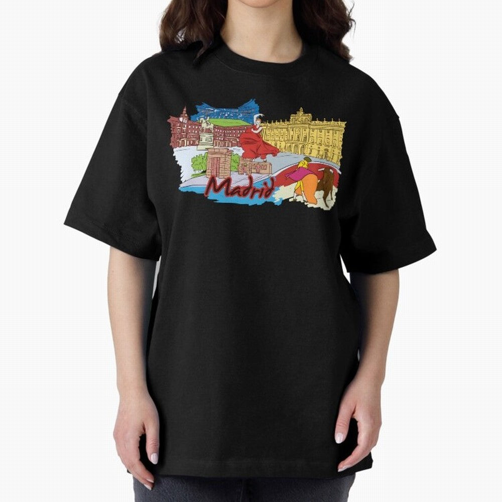 Madrid Oversized T-Shirt Carry National Pride through the FIFA World Cup 2026 Journey through Cristiano Ronaldo Highlights, Brazil, Portugal and Argentina Pride, Goal Celebration Energy, Supporter Heritage, Football Icons and Worldwide Tournament