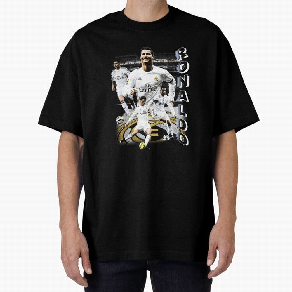 Cristiano Ronaldo Vintage Oversized T-Shirt Feel International Energy from the FIFA World Cup 2026 USA Canada Mexico Journey through CR7 Highlights, England, France and Netherlands Pride, Sports Nostalgia, International Competition, Famous Players