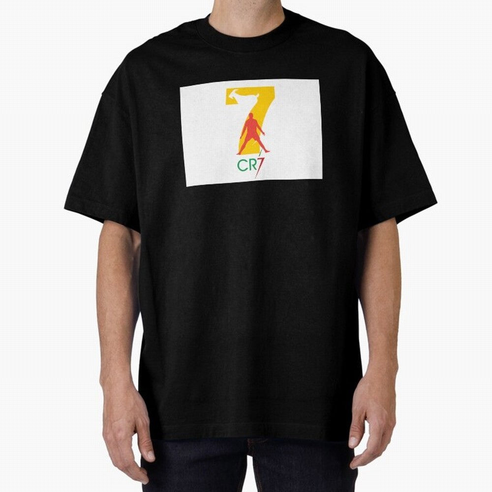 Ronaldo GOAT Oversized T-Shirt Make Every Match About FIFA World Cup 2026 for Fans of Messi, CR7 and Mbappe and Argentina and Brazil, Bringing Vintage Soccer Flavor, Modern Football Stars, National Flags and Final Night Emotion; Perfect for People