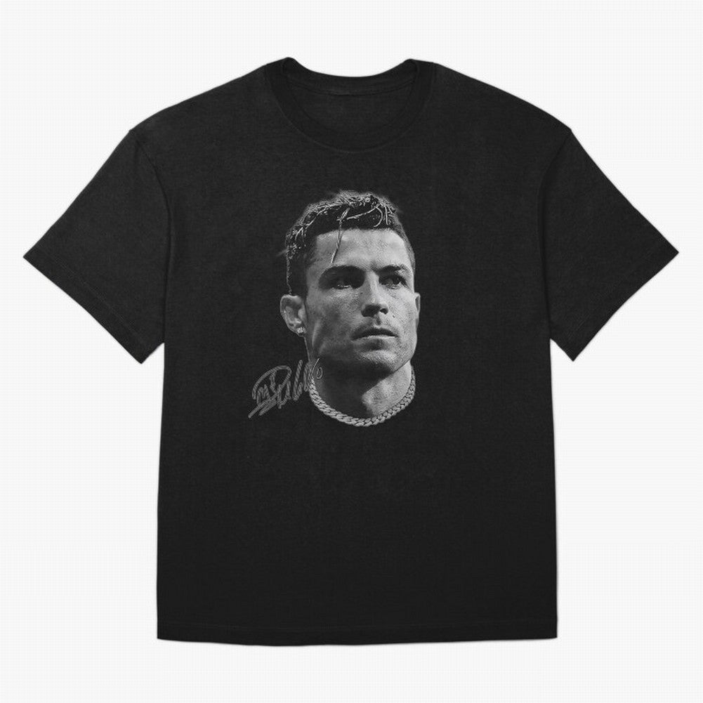 Cristiano Ronaldo Vintage Tshirt Oversized T-Shirt Turn Football Passion into FIFA World Cup 2026 USA Canada Mexico for Fans of Messi, CR7 and Mbappe and France and Portugal, Bringing Championship Spirit, Famous Goals, Roaring Crowds and
