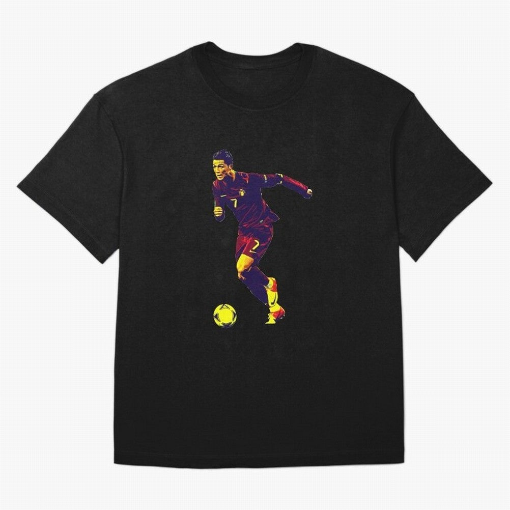 Cristianno Ronaldo Oversized T-Shirt Celebrate Classic Football Spirit in the FIFA World Cup 2026 Group Stage Journey through Haaland Highlights, Argentina, France and Brazil Pride, Worldwide Fan Energy, Dramatic Goals, Stadium Lights and