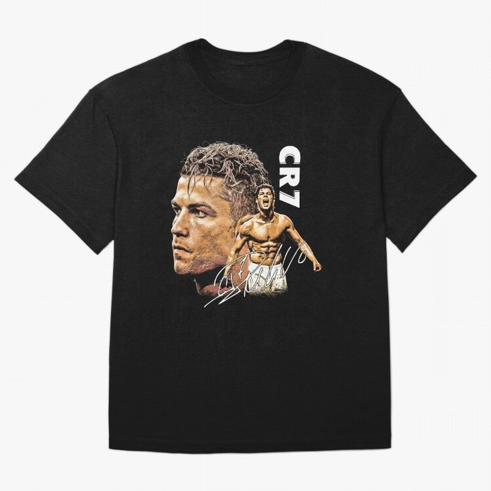 Cristiano Ronaldo Football Legend T-Shirt Oversized T-Shirt Bring Champion Energy into FIFA World Cup 2026 for Fans of CR7 and Spain and Netherlands, Bringing Retro Football Energy, Iconic Rivalries, Trophy Chase Drama and Stadium Atmosphere; Great
