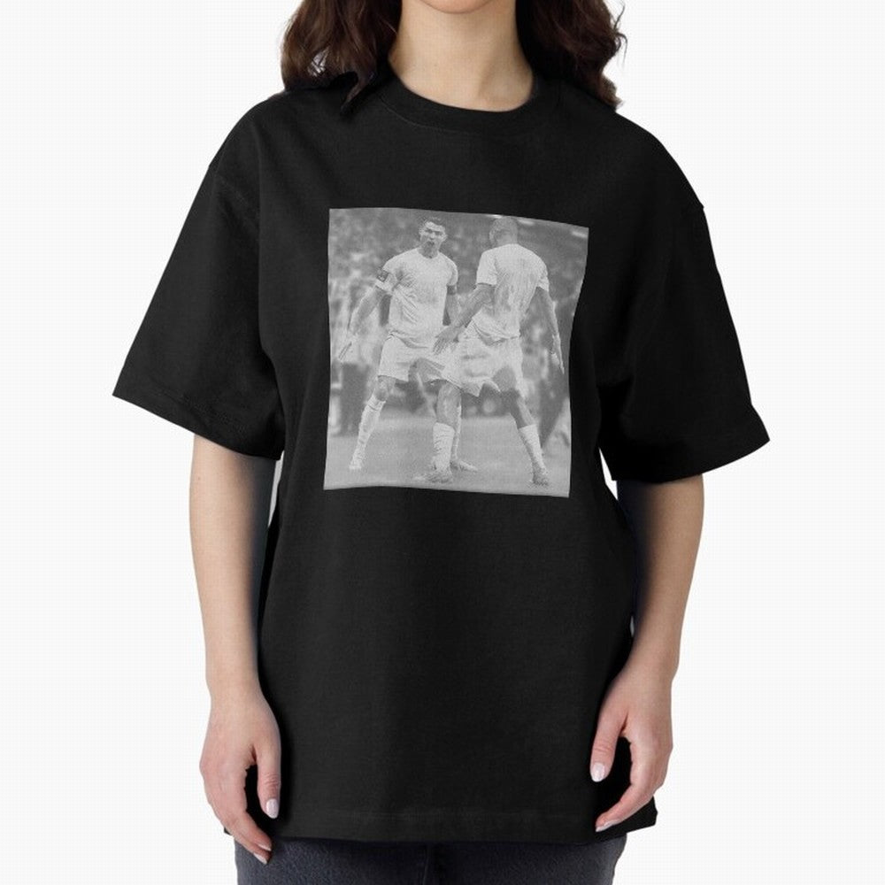 Cristiano Ronaldo Cr7 Oversized T-Shirt Share Match Day Hype around FIFA World Cup 2026 Group Stage, Messi, CR7 and Mbappe, Brazil, Portugal and Argentina, Champion Mindset, Group Stage Buzz, Knockout Tension and Passionate Fan Culture; Perfect for