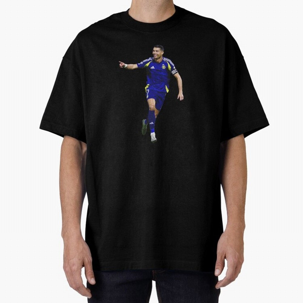 Cristiano Ronaldo Oversized T-Shirt Build the FIFA World Cup 2026 Group Stage Journey through Neymar, Haaland and Cristiano Ronaldo Highlights, England Pride, Goal Celebration Energy, Supporter Heritage, Football Icons and Worldwide Tournament Joy;