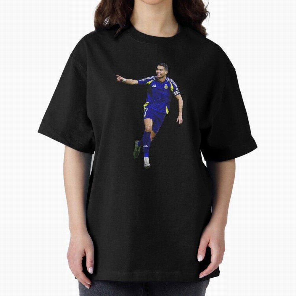 Cristiano Ronaldo Oversized T-Shirt Build the FIFA World Cup 2026 Group Stage Journey through Neymar, Haaland and Cristiano Ronaldo Highlights, England Pride, Goal Celebration Energy, Supporter Heritage, Football Icons and Worldwide Tournament Joy;