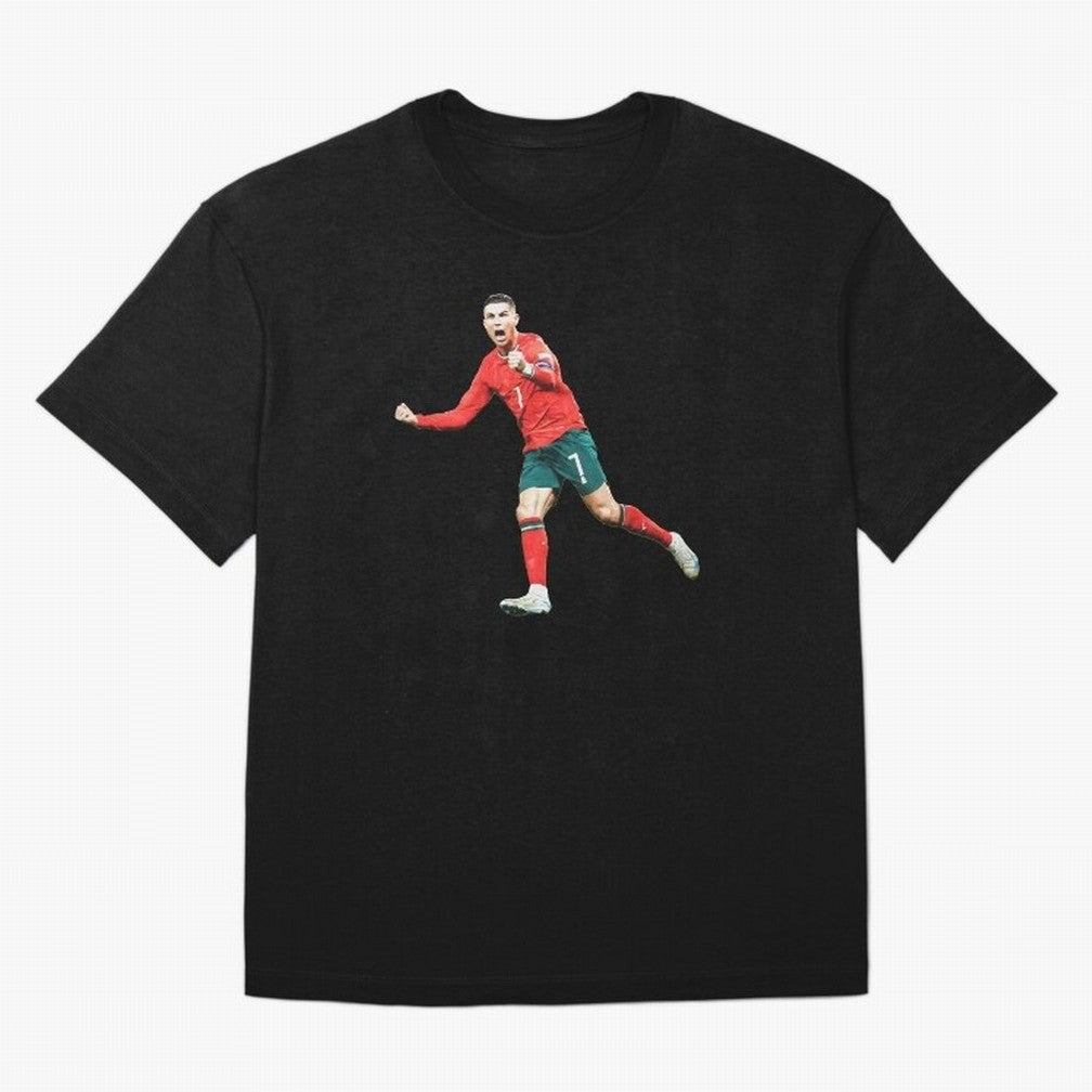 Cristiano Ronaldo Oversized T-Shirt Support the Legends of FIFA World Cup 2026 Group Stage for Fans of Messi and Spain and Netherlands, Bringing Match Day Excitement, Supporter Culture, Golden Goals and Global Football Passion; Ideal for Football
