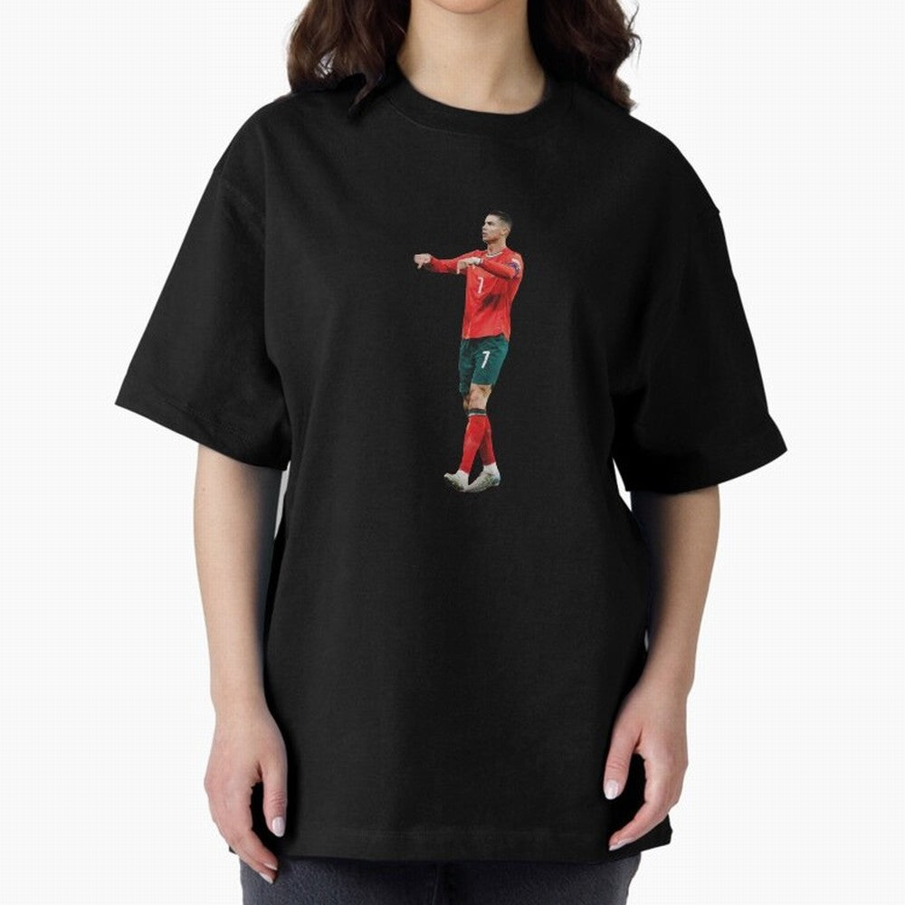 Cristiano Ronaldo siuuuuuu Oversized T-Shirt Remember FIFA World Cup 2026 Featuring Haaland, France Energy, Supporter Pride, Iconic Celebrations, Legendary Names and Global Match Day Energy; Made for Die Hard Supporters, Soccer Lovers, Game Day