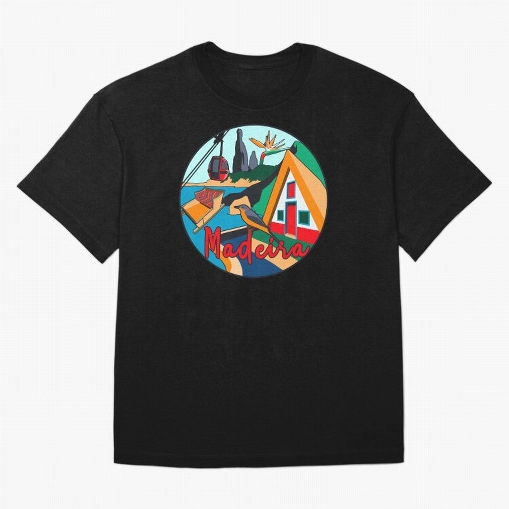 Madeira Oversized T-Shirt Feel the Trophy Chase of FIFA World Cup 2026 Spirit, Centered on England, France and Netherlands, Cristiano Ronaldo, Supporter Pride, Iconic Celebrations, Legendary Names and Global Match Day Energy; Built for Supporters