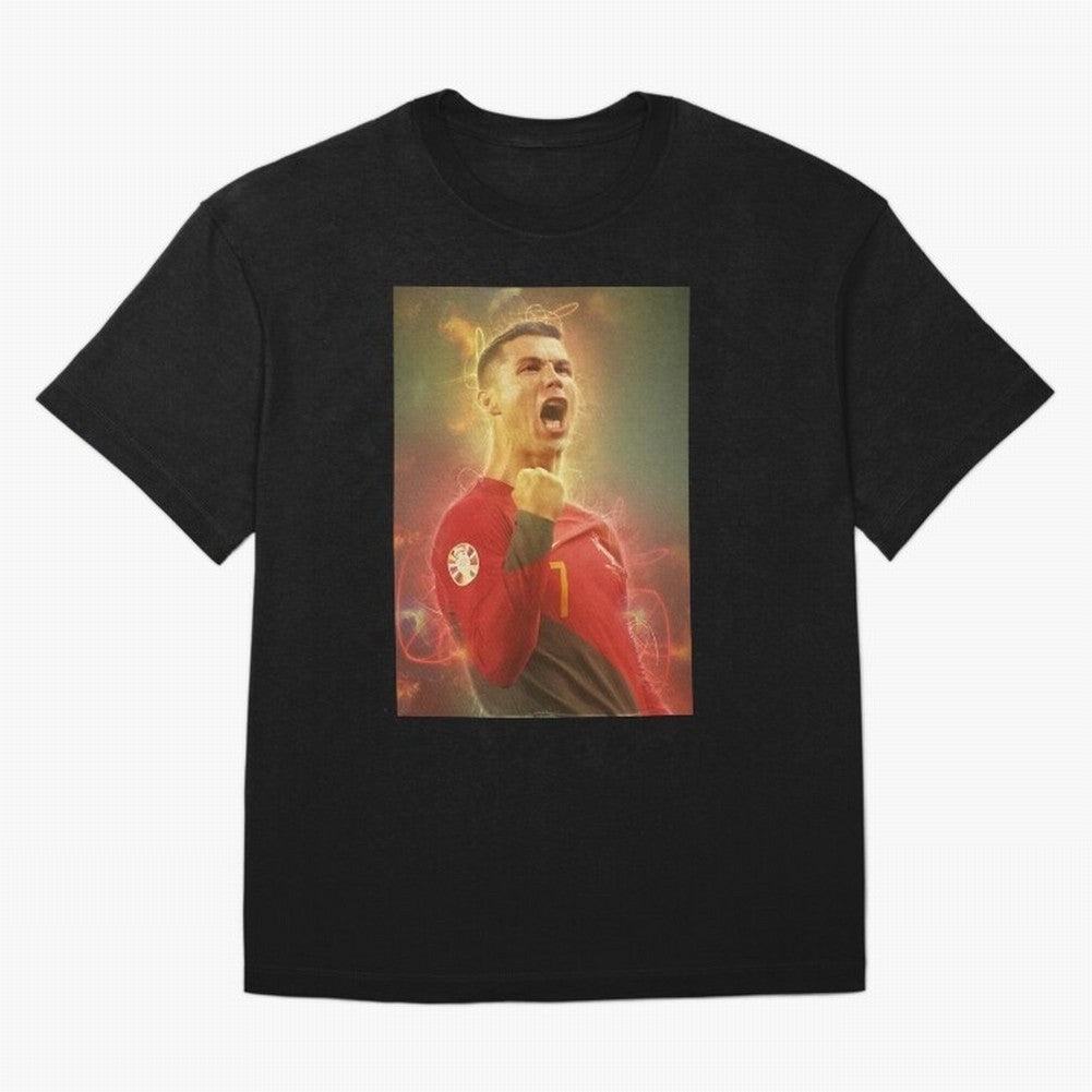 Ronaldo portugal jarsey Oversized T-Shirt Represent Football Lovers during Global Football Passion for FIFA World Cup 2026, Built around Mbappe, France and Portugal, Fan Favorite Moments, National Team Passion, Big Match Drama and Soccer History;