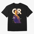 Cristiano Ronaldo Oversized T-Shirt Feel International Energy from FIFA World Cup 2026 USA Canada Mexico Spirit, Centered on Netherlands, Haaland and Mbappe, Championship Spirit, Famous Goals, Roaring Crowds and International Football Unity;