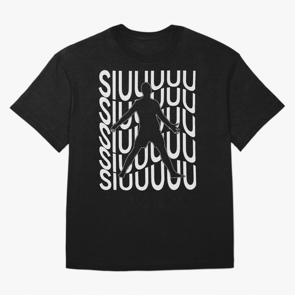 Siuuuuu Cute Soccer Present For Soccer Lovers Fan Kid's Boys Oversized T-Shirt Carry the Colors and Pride of Global Football Passion for FIFA World Cup 2026, Connected to Neymar, Haaland and Cristiano Ronaldo, Argentina, Stadium Chants, National