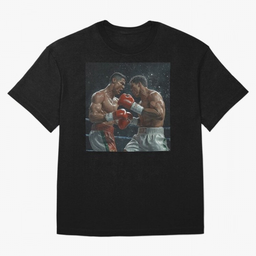 Cristiano Ronaldo vs Alvarez Canelo: Gaming Duel Between Legends Oversized T-Shirt Cheer for the FIFA World Cup 2026 Journey through CR7 and Messi Highlights, Argentina Pride, Sports Nostalgia, International Competition, Famous Players and