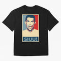 Ronaldo Siuu! - Hope Oversized T-Shirt Bring Bold Fan Energy to FIFA World Cup 2026 USA Canada Mexico for Fans of CR7 and Netherlands, Bringing Supporter Pride, Iconic Celebrations, Legendary Names and Global Match Day Energy; Ideal for Passionate