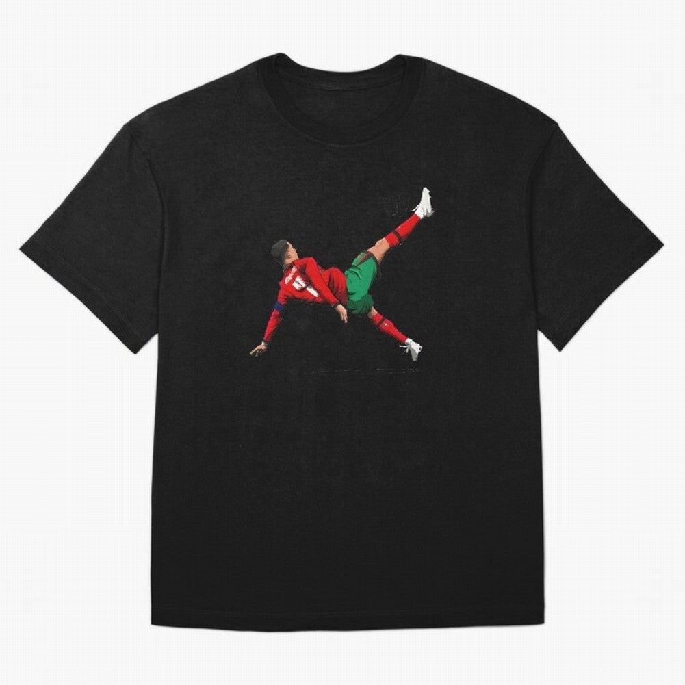 Cristiano Ronaldo 910th Goal Bicycle Kick Tribute Oversized T-Shirt Show Championship Spirit for FIFA World Cup 2026 Featuring Messi and Cristiano Ronaldo, Netherlands Energy, Champion Mindset, Group Stage Buzz, Knockout Tension and Passionate Fan