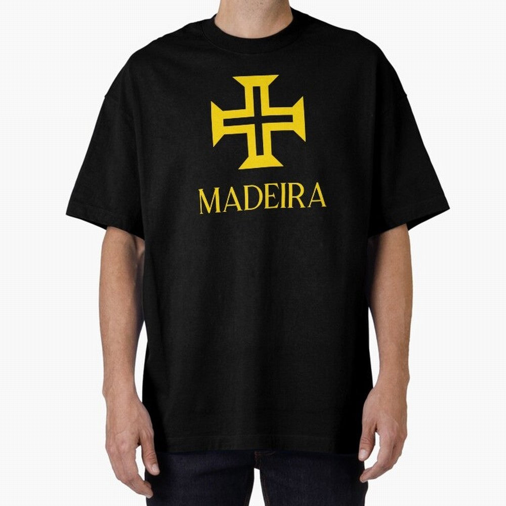 Madeira yellow Oversized T-Shirt Bring World Football Passion into Global Football Passion for FIFA World Cup 2026 Group Stage, Inspired by Mbappe, France and Portugal, Supporter Pride, Iconic Celebrations, Legendary Names and Global Match Day