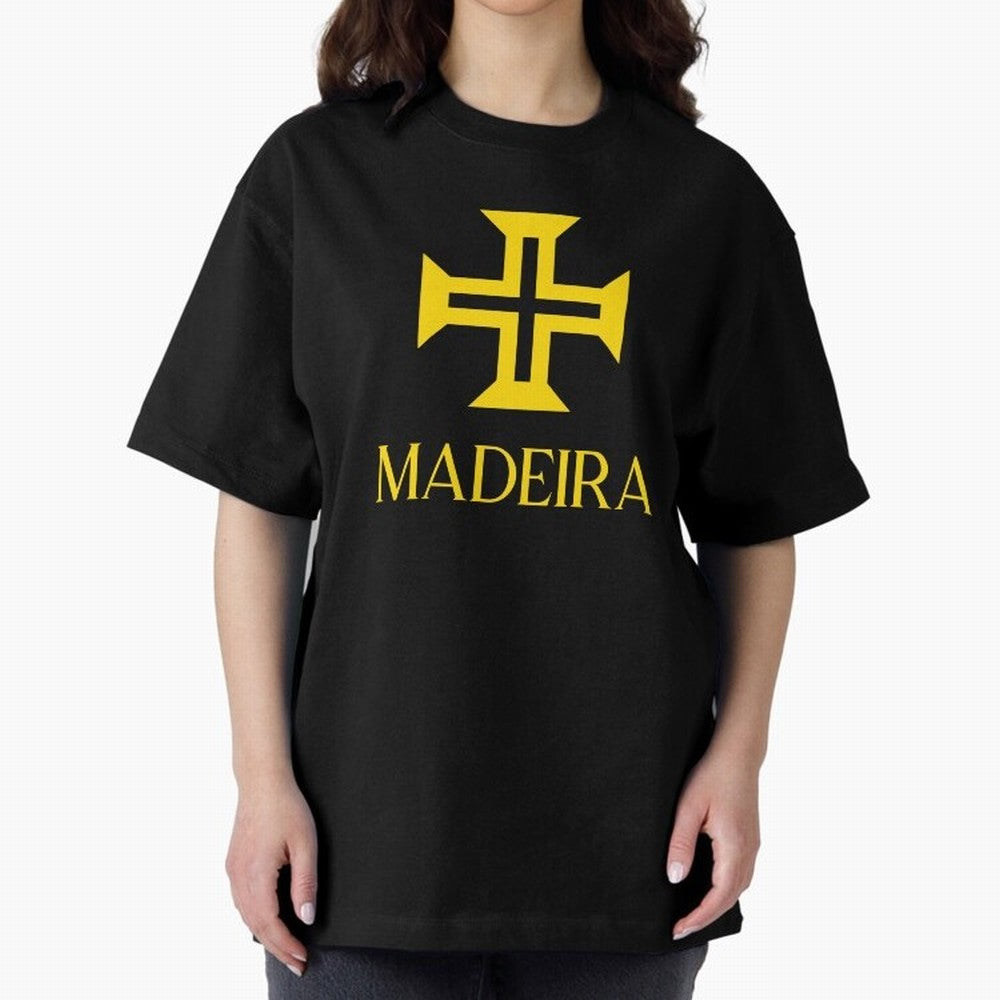Madeira yellow Oversized T-Shirt Bring World Football Passion into Global Football Passion for FIFA World Cup 2026 Group Stage, Inspired by Mbappe, France and Portugal, Supporter Pride, Iconic Celebrations, Legendary Names and Global Match Day
