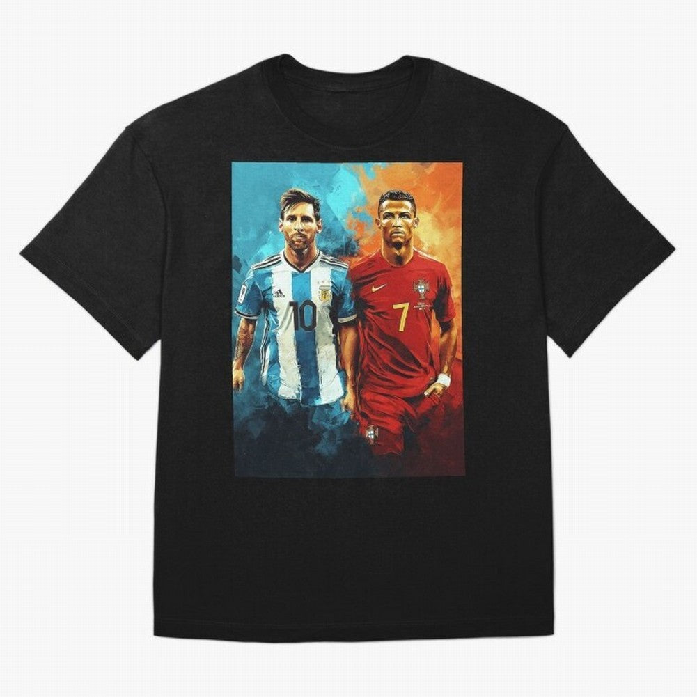 Lionel Messi and Cristiano Ronaldo Oversized T-Shirt Show Your Stadium Side during the FIFA World Cup 2026 USA Canada Mexico Journey through Messi Highlights, Argentina Pride, Game Day Rituals, Football Legends, Country Pride and the Road to the