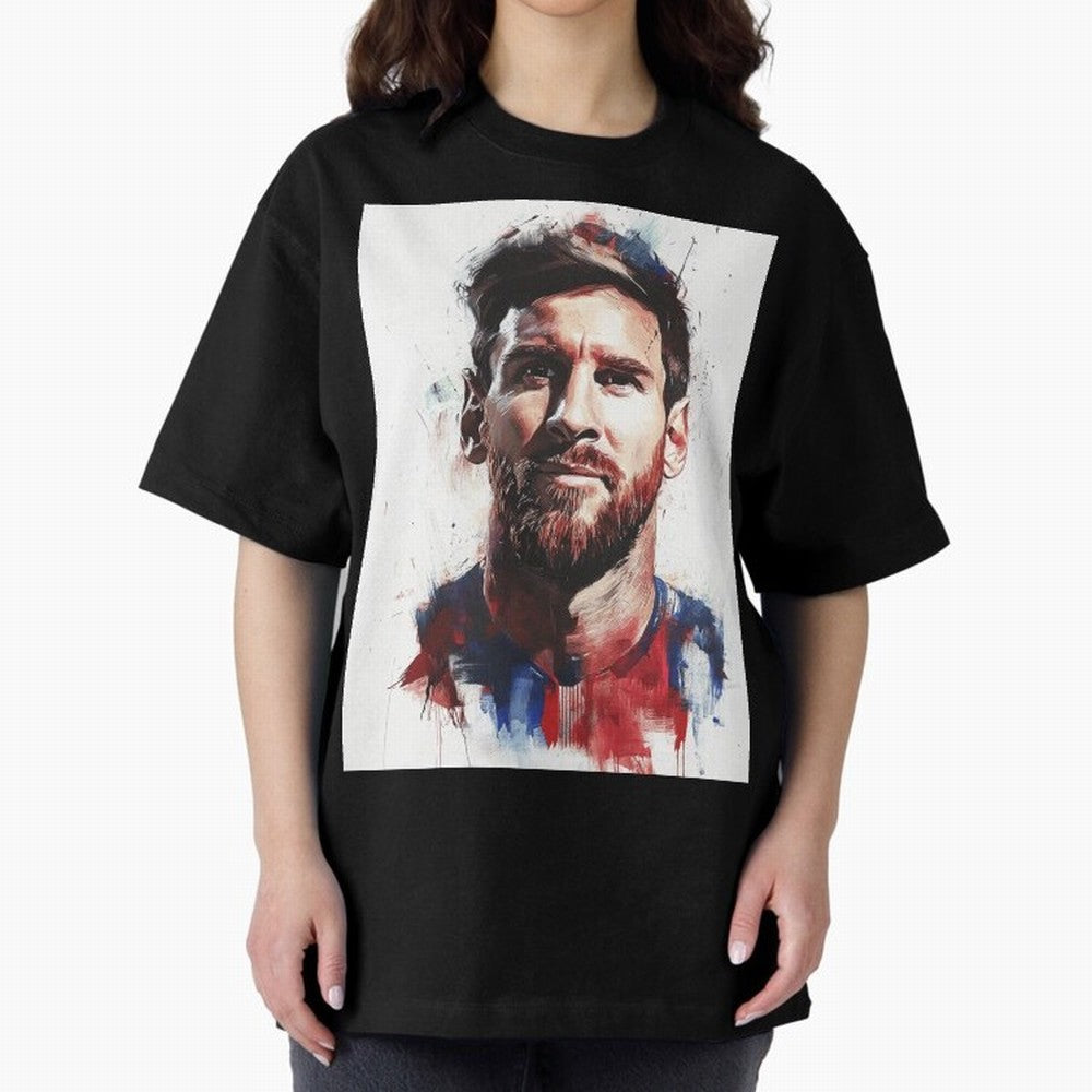 Lionel Messi Oversized T-Shirt Remember FIFA World Cup 2026 Group Stage for Fans of Messi, Neymar and Mbappe and Portugal, Spain and Germany, Bringing Football History, Final Match Energy, Crowd Noise and Once in a Lifetime Moments; Created for