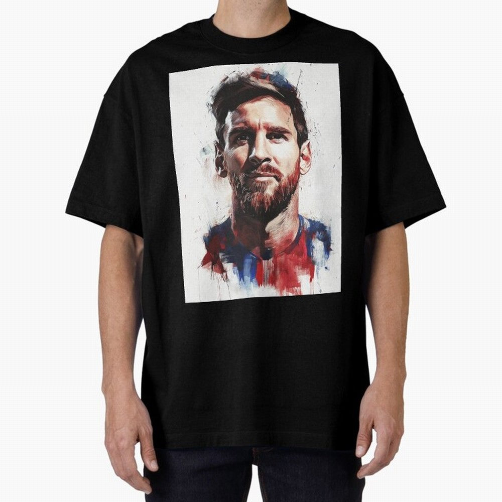 Lionel Messi Oversized T-Shirt Remember FIFA World Cup 2026 Group Stage for Fans of Messi, Neymar and Mbappe and Portugal, Spain and Germany, Bringing Football History, Final Match Energy, Crowd Noise and Once in a Lifetime Moments; Created for