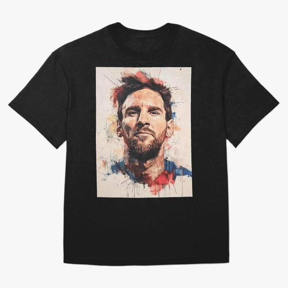 Lionel Messi Oversized T-Shirt Relive Legendary Nights from FIFA World Cup 2026 USA Canada Mexico Highlighting Haaland and Mbappe, Spain and Netherlands Energy, Football Passion, Legendary Performances, Festival Vibes and Supporter Community;