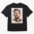 Lionel Messi Oversized T-Shirt Relive Legendary Nights from FIFA World Cup 2026 USA Canada Mexico Highlighting Haaland and Mbappe, Spain and Netherlands Energy, Football Passion, Legendary Performances, Festival Vibes and Supporter Community;