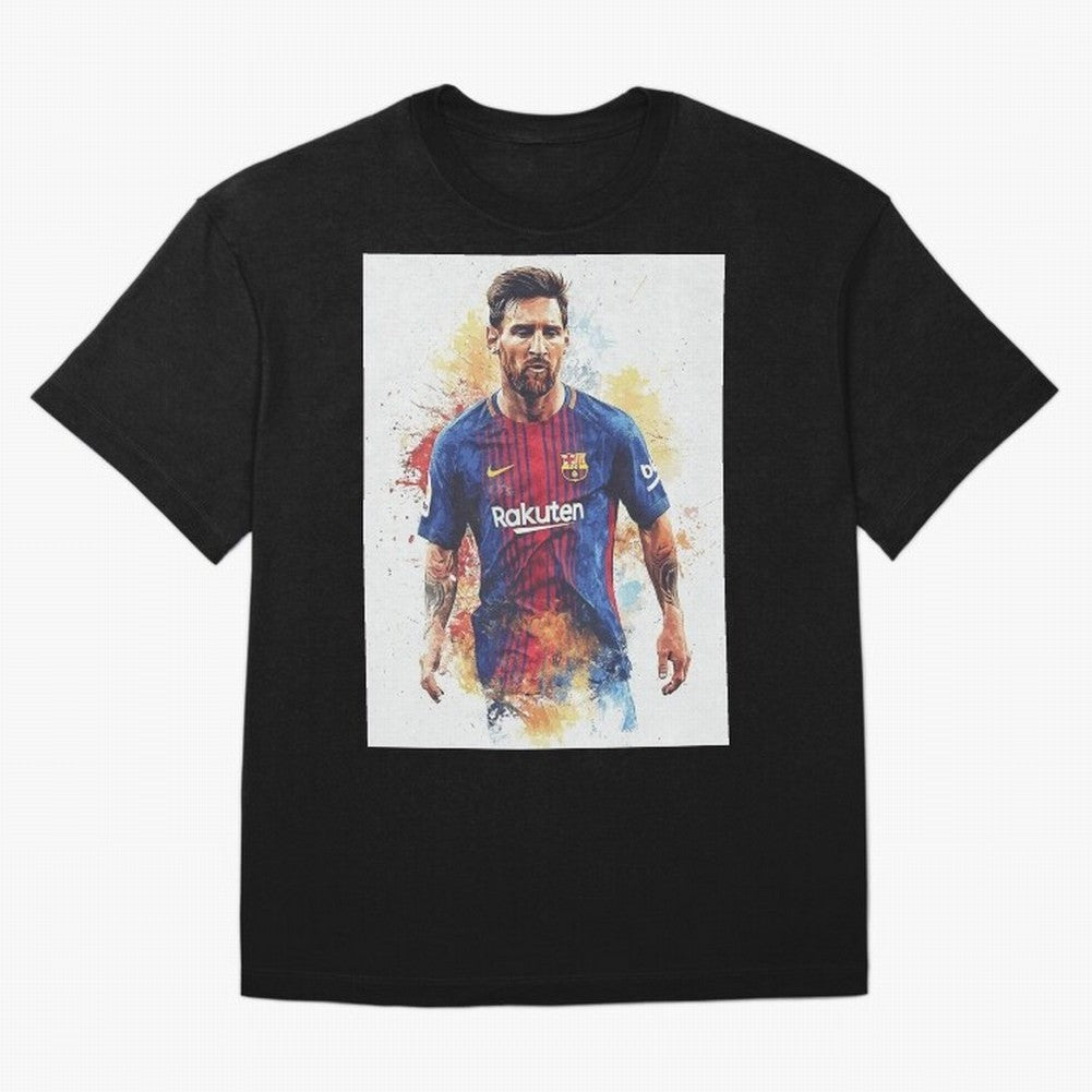 Lionel Messi Oversized T-Shirt Celebrate Fan Culture around FIFA World Cup 2026 Group Stage for Fans of Haaland and Mbappe and Netherlands, Bringing Vintage Soccer Flavor, Modern Football Stars, National Flags and Final Night Emotion; Perfect for