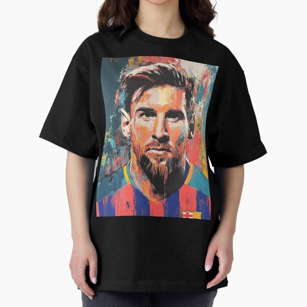Lionel Messi Oversized T-Shirt Celebrate Global Football Passion for FIFA World Cup 2026, with CR7 and Messi, Germany, Global Supporter Spirit, Legendary Goals, National Colors and Tournament Celebration; Great for Supporters Who Love Legendary