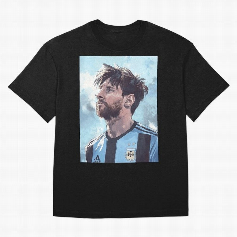 Lionel Messi Oversized T-Shirt Embrace FIFA World Cup 2026 Group Stage Capturing Haaland and Mbappe, Netherlands Energy, Football History, Final Match Energy, Crowd Noise and Once in a Lifetime Moments; Perfect for People Who Love Argentina,