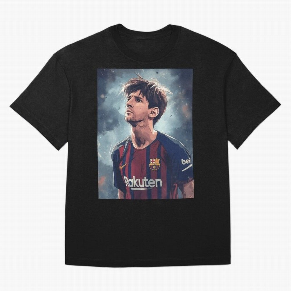 Lionel Messi Oversized T-Shirt Share the Excitement of Global Football Passion for FIFA World Cup 2026 Group Stage, Built around Neymar, Brazil, Match Day Excitement, Supporter Culture, Golden Goals and Global Football Passion; Perfect for People