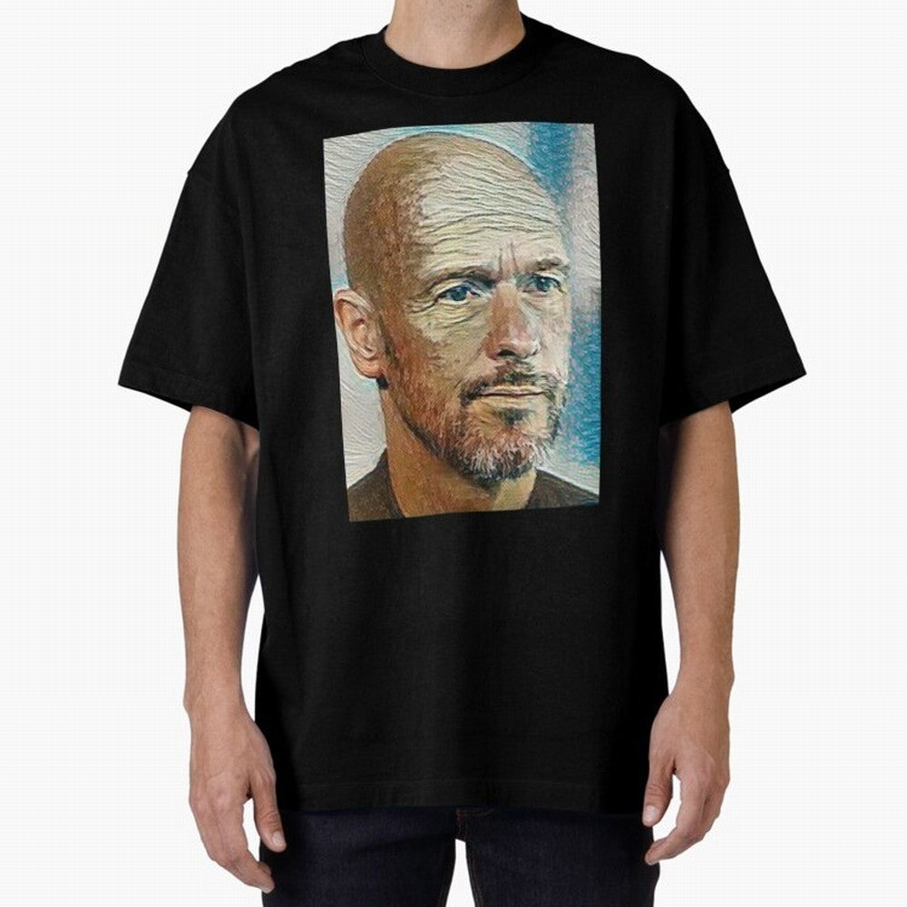 Erik Ten Hag Oversized T-Shirt Carry the Colors and Pride of FIFA World Cup 2026 Group Stage for Fans of CR7 and Netherlands, Bringing Football History, Final Match Energy, Crowd Noise and Once in a Lifetime Moments; Ideal for Fans Who Follow