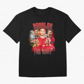 Cristiano Ronaldo Vintage Style Tee, Bootleg Tee, Bootleg T Shirt, Rap Tee Oversized T-Shirt Show Your Stadium Side during Global Football Passion for FIFA World Cup 2026 Group Stage, Filled with Messi, Neymar and Mbappe, Brazil, Football History,