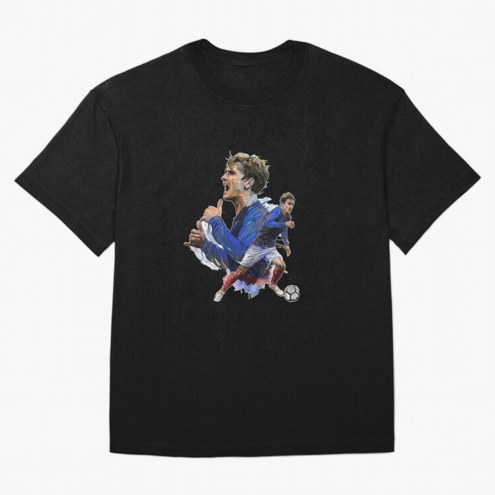 Griezmann Oversized T-Shirt Show Support during Global Football Passion for FIFA World Cup 2026, Built around Mbappe, Argentina, France and Brazil, Supporter Pride, Iconic Celebrations, Legendary Names and Global Match Day Energy; Built for