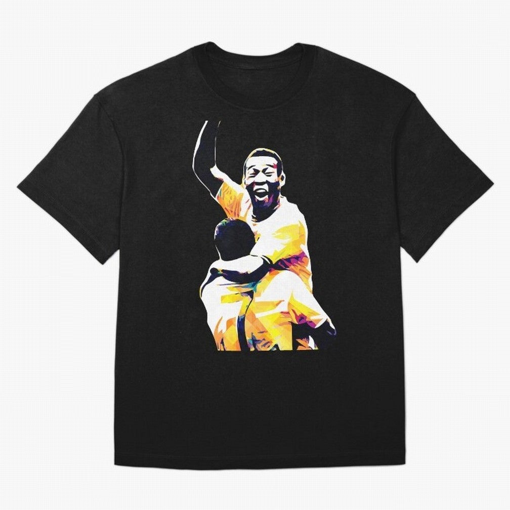 Pele Pop Art Oversized T-Shirt Honor Champions and Dreams in FIFA World Cup 2026 Spirit, Built around England, France and Netherlands, CR7 and Messi, Stadium Chants, National Pride, Trophy Dreams and Unforgettable Football Memories; Perfect for