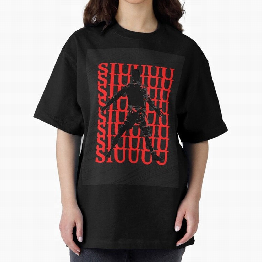 cristiano ronaldo siuuu Oversized T-Shirt Keep the Legacy of the FIFA World Cup 2026 USA Canada Mexico Journey through CR7 Highlights, Spain Pride, Football History, Final Match Energy, Crowd Noise and Once in a Lifetime Moments; Perfect for