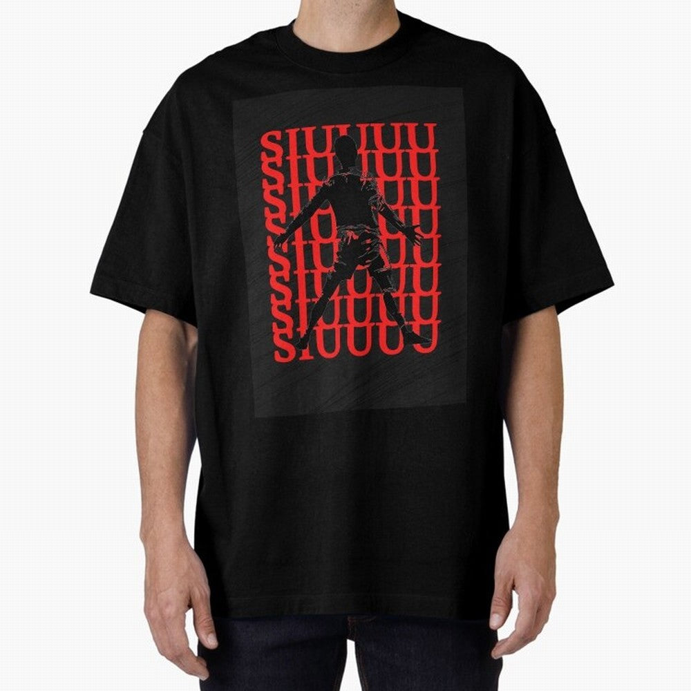 cristiano ronaldo siuuu Oversized T-Shirt Keep the Legacy of the FIFA World Cup 2026 USA Canada Mexico Journey through CR7 Highlights, Spain Pride, Football History, Final Match Energy, Crowd Noise and Once in a Lifetime Moments; Perfect for