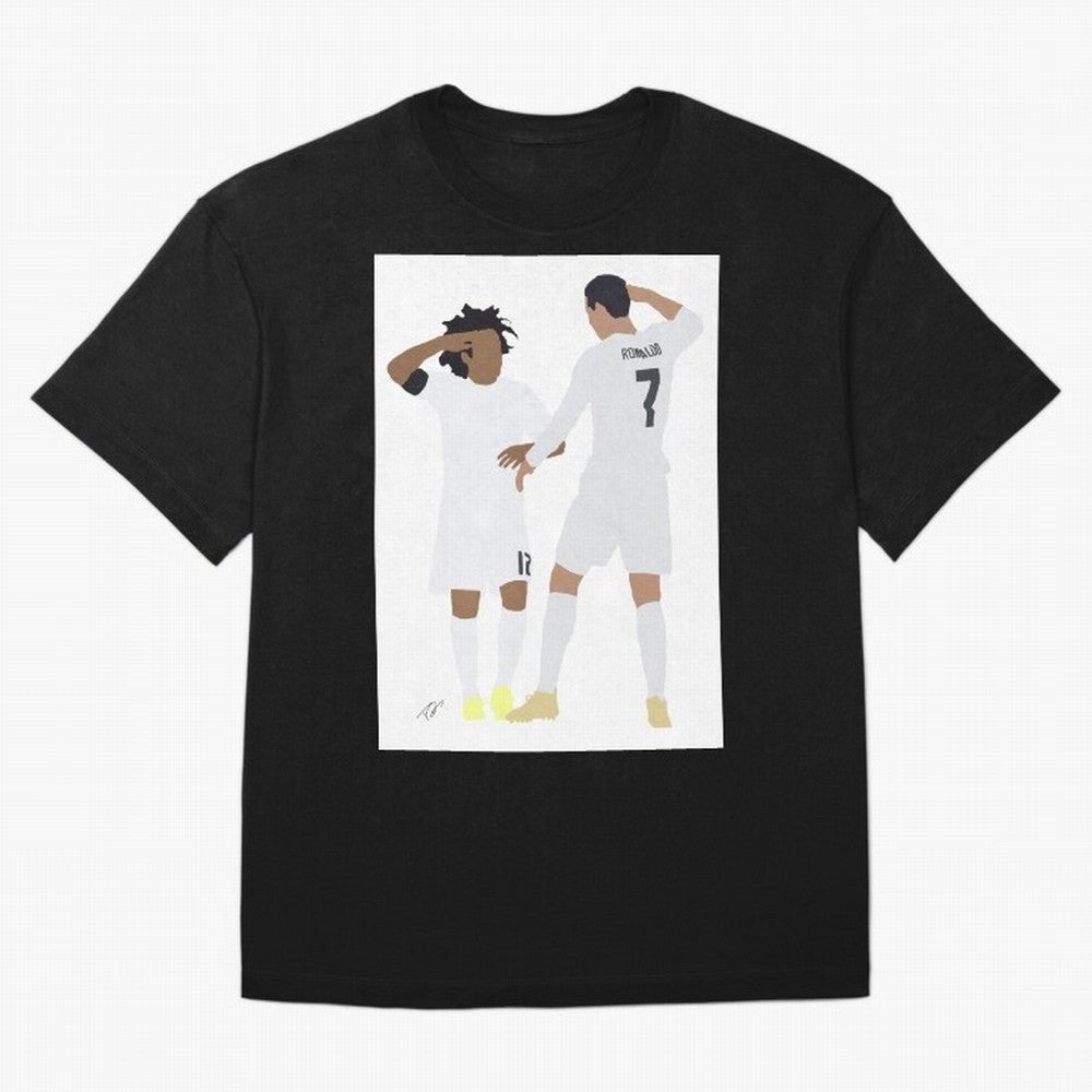 Ronaldo & Marcelo Oversized T-Shirt Follow the Final Road of Match Day Hype around FIFA World Cup 2026, Haaland, Argentina, France and Brazil, Football Passion, Legendary Performances, Festival Vibes and Supporter Community; Great for Watch