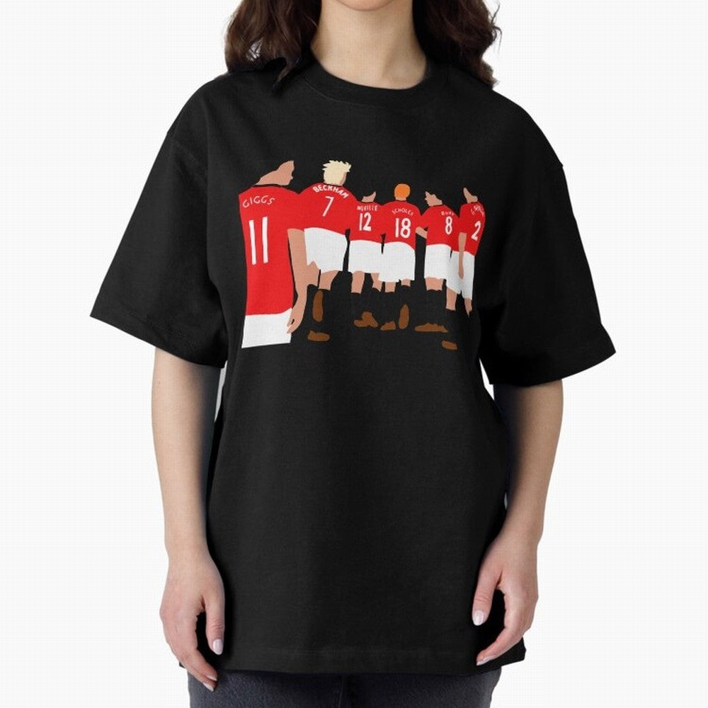 Class of 92 - Manchester United Legends Oversized T-Shirt Bring Champion Energy into Match Day Hype around FIFA World Cup 2026 USA Canada Mexico, Cristiano Ronaldo, Haaland and CR7, Spain and Netherlands, Stadium Chants, National Pride, Trophy