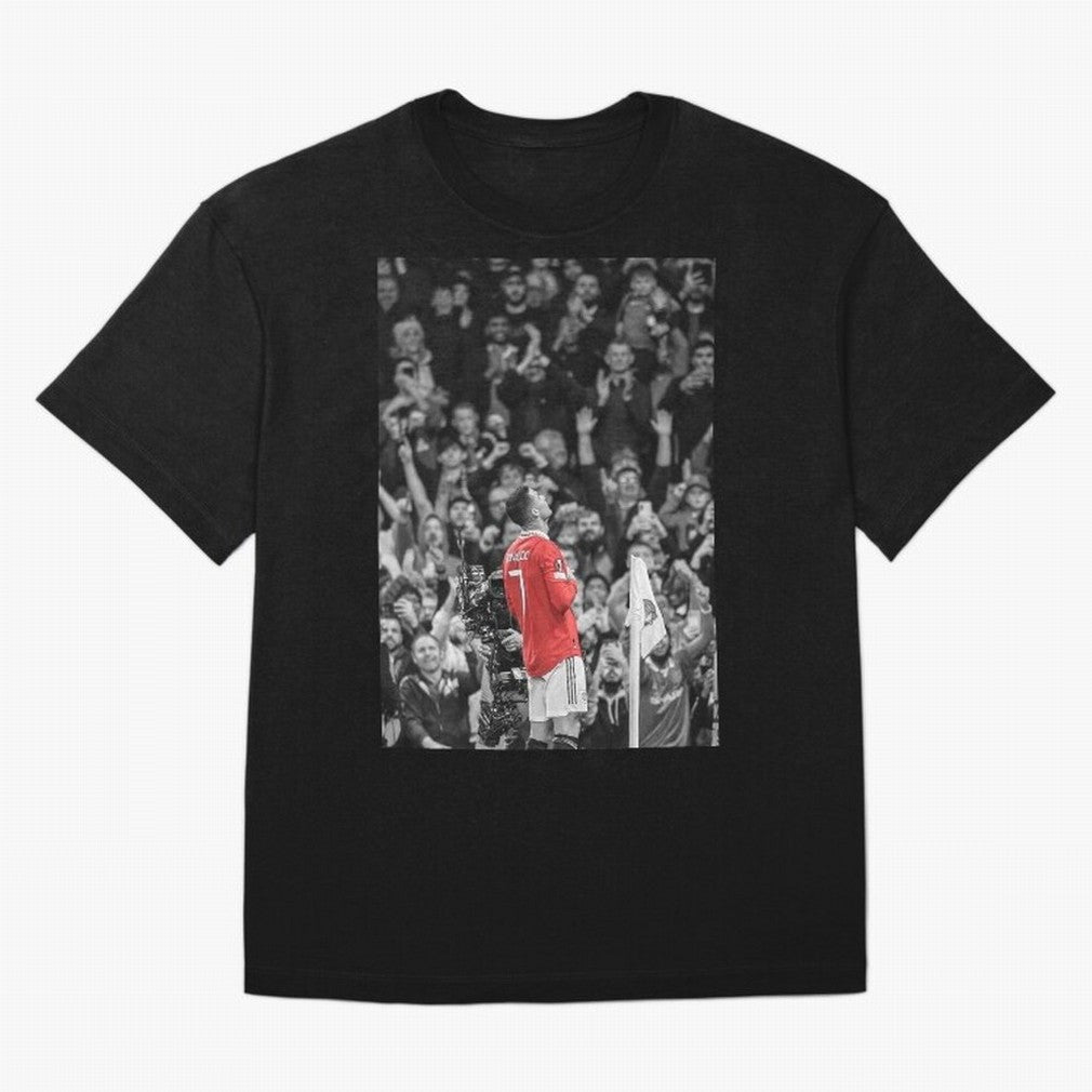 Cristiano Ronaldo Manchester United Oversized T-Shirt Bring Bold Fan Energy to the FIFA World Cup 2026 Journey through Haaland Highlights, Spain and Netherlands Pride, Fan Favorite Moments, National Team Passion, Big Match Drama and Soccer History;
