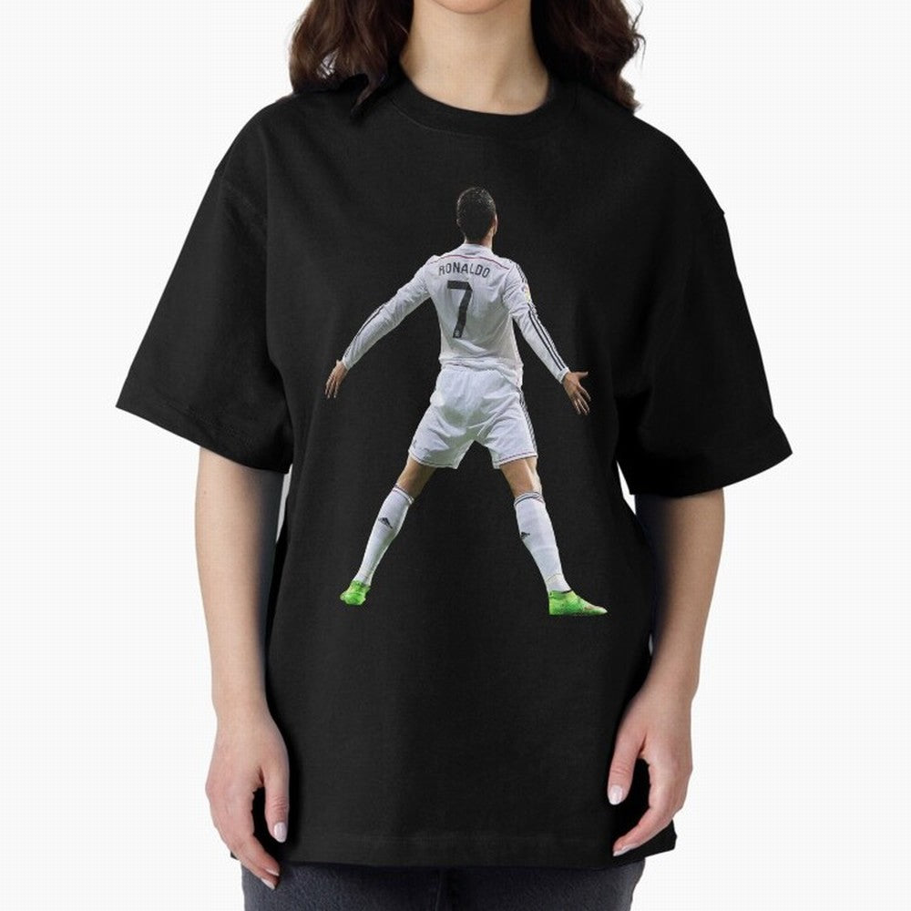 CR7 Oversized T-Shirt Treasure Global Football Passion for FIFA World Cup 2026 USA Canada Mexico, Centered on CR7, Argentina, Goal Celebration Energy, Supporter Heritage, Football Icons and Worldwide Tournament Joy; Made for Collectors Who Enjoy