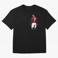Cristiano Ronaldo inspired design Oversized T-Shirt Carry FIFA World Cup 2026 Group Stage Spirit, Highlighting Portugal, Cristiano Ronaldo, Haaland and CR7, Tournament Hype, Historic Matchups, Family Viewing Parties and Global Sports Pride; Great