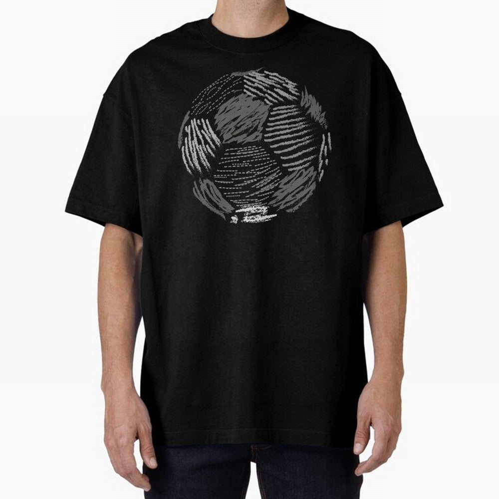 Soccer ball Oversized T-Shirt Show Your Love for Global Football Passion for FIFA World Cup 2026, Celebrating Cristiano Ronaldo, Brazil, Portugal and Argentina, Supporter Pride, Iconic Celebrations, Legendary Names and Global Match Day Energy;
