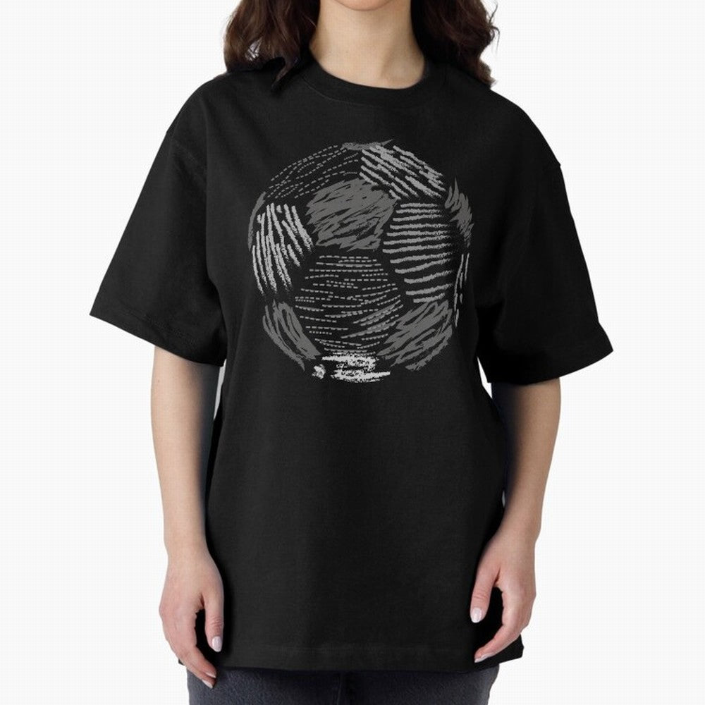 Soccer ball Oversized T-Shirt Show Your Love for Global Football Passion for FIFA World Cup 2026, Celebrating Cristiano Ronaldo, Brazil, Portugal and Argentina, Supporter Pride, Iconic Celebrations, Legendary Names and Global Match Day Energy;