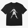 CR7 Cristiano Ronaldo Artwork - Pop Art Style Oversized T-Shirt Feel the Trophy Chase of the FIFA World Cup 2026 Journey through Messi, CR7 and Mbappe Highlights, Spain Pride, Stadium Memories, Football Loyalty, International Chants and