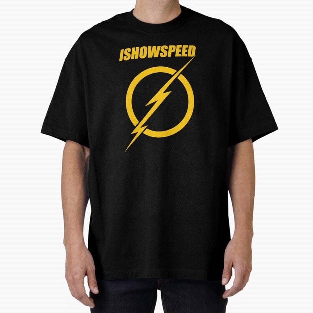 ISHOWSPEED MERCH LOGO Oversized T-Shirt Join the Global Buzz around Global Football Passion for FIFA World Cup 2026 Group Stage, Celebrating Messi, Neymar and Mbappe, England and Germany, Stadium Chants, National Pride, Trophy Dreams and