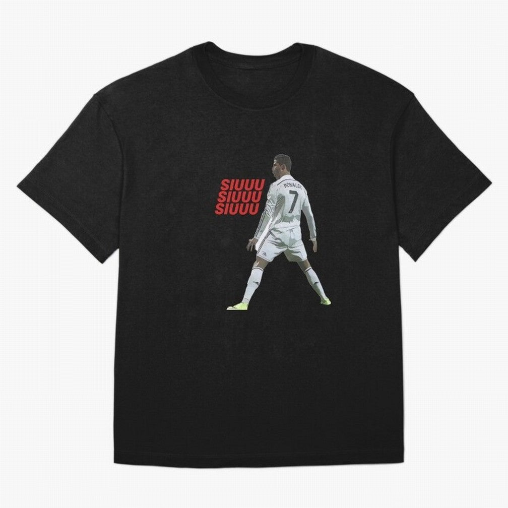 SIUUU #25 Oversized T-Shirt Make Your Look Match FIFA World Cup 2026 Group Stage Highlighting Mbappe, Brazil Energy, Retro Football Energy, Iconic Rivalries, Trophy Chase Drama and Stadium Atmosphere; Great for Watch Parties, Sports Bars, Family