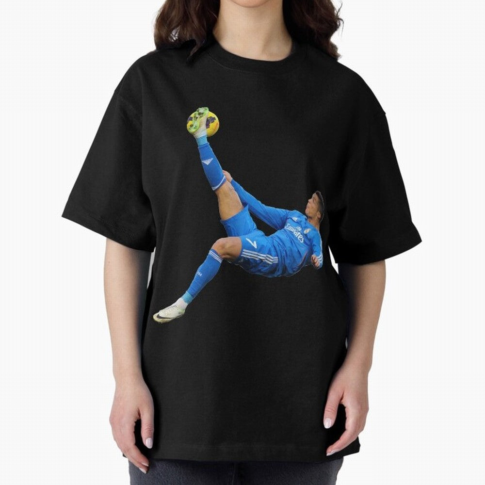 cristiano ronaldo Oversized T-Shirt Show Love for Legendary Goals in FIFA World Cup 2026 USA Canada Mexico for Fans of Haaland and Mbappe and Spain and Netherlands, Bringing Global Supporter Spirit, Legendary Goals, National Colors and Tournament
